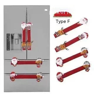 Christmas Refrigerator Handle Protective Cover - Bellarte Enchanté Christmas Refrigerator Handle Protective Cover